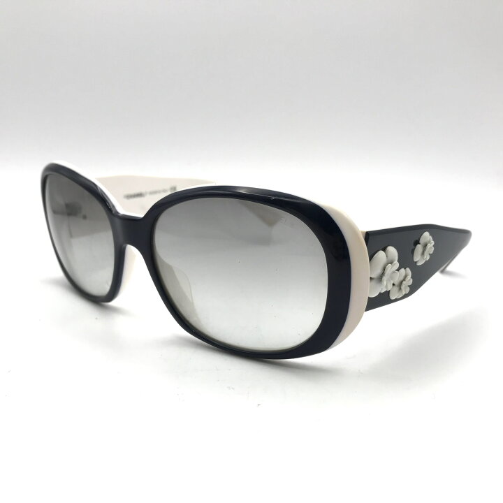 楽天市場】【中古】CHANEL シャネル ココマーク カメリア バイカラー 
