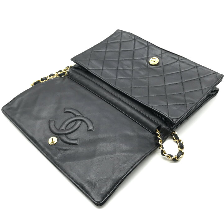 楽天市場】【中古】良品 CHANEL シャネル サークルロゴ マトラッセ 