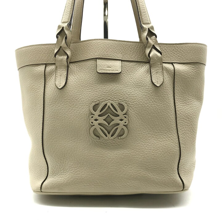 楽天市場】【中古】良品 LOEWE ロエベ アナグラム レザー ハンド 