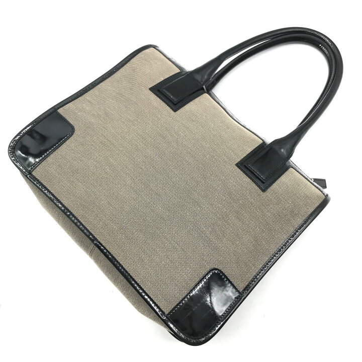 楽天市場】【中古】良品 GUCCI グッチ キャンバス エナメル ハンド  