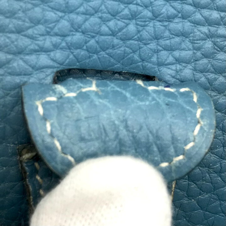 楽天市場】【中古】HERMES エルメス エヴリン1 PM トリヨン ブルー  