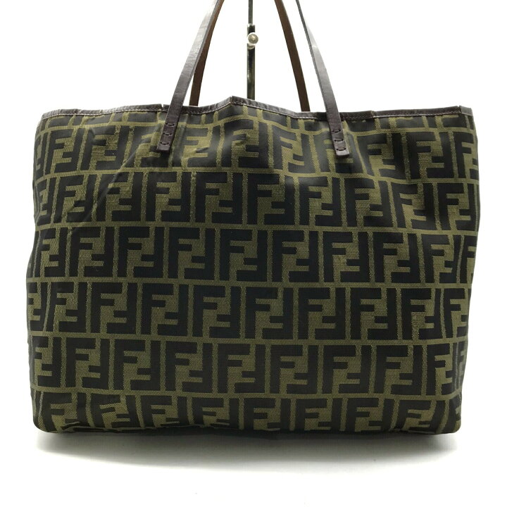 楽天市場】【中古】FENDI フェンディ ズッカ キャンバス トート バッグ 