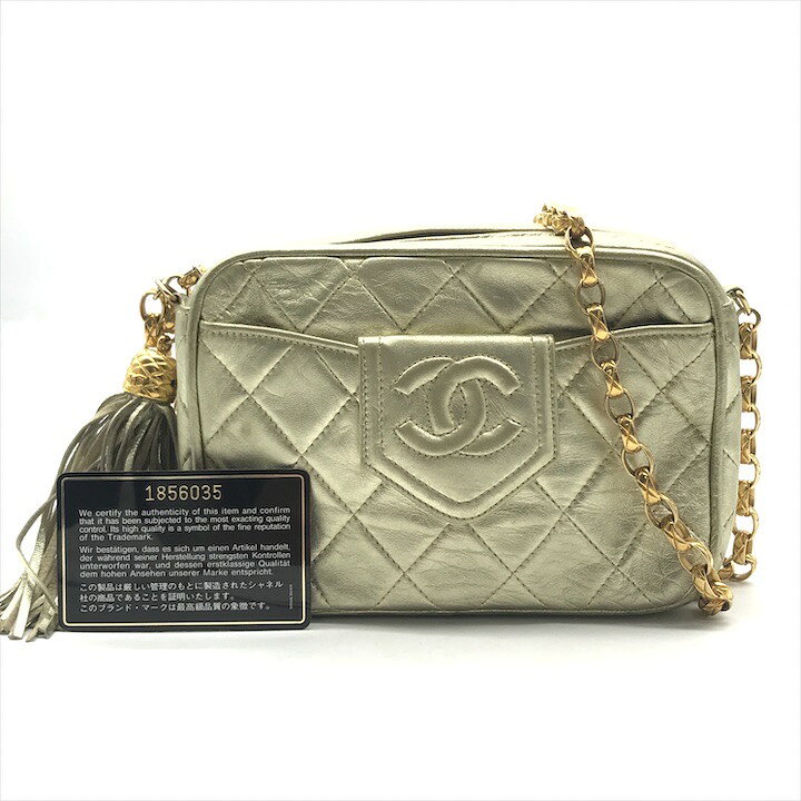 楽天市場】【中古】美品 CHANEL シャネル ココマーク ミニ マトラッセ 