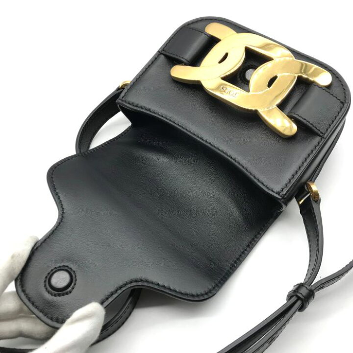 楽天市場】【中古】超美品 TODs トッズ ケイト ロゴ ゴールド金具 