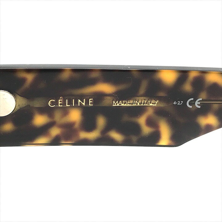 楽天市場】【中古】展示品 CELINE セリーヌ べっ甲 CL40030F メガネ 