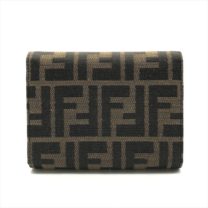 楽天市場】【中古】保管品 FENDI フェンディ ズッカ 三つ折り 財布  