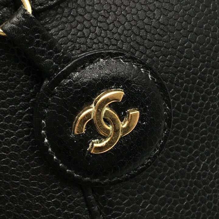 楽天市場】【中古】美品 CHANEL シャネル ココマーク キャビアスキン  