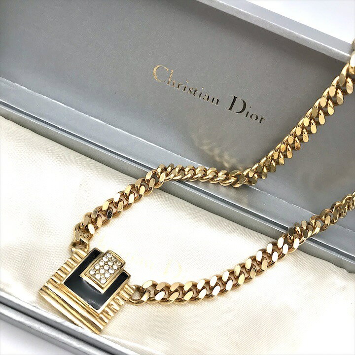 楽天市場】【中古】美品 Christian Dior ディオール スクエア ライン 