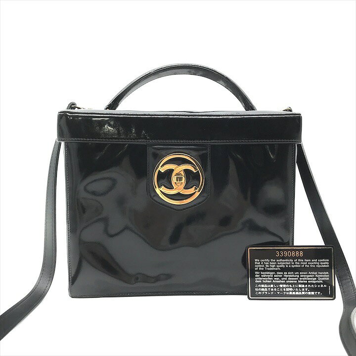 楽天市場】【中古】良品 CHANEL シャネル パテント ココマーク 2WAY  
