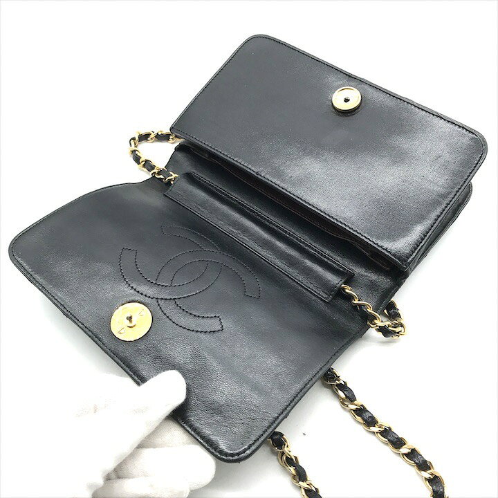 楽天市場】【中古】良品 CHANEL シャネル ミニ マトラッセ ココマーク  