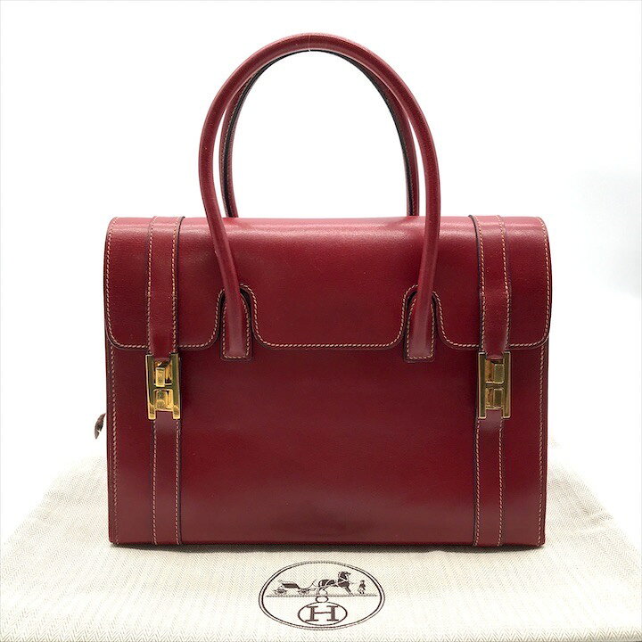 楽天市場】【中古】良品 HERMES エルメス ドラッグ27 ボックスカーフ 