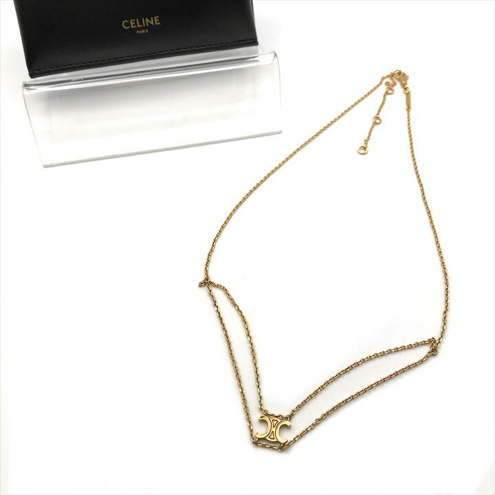 楽天市場】【中古】超美品 CELINE セリーヌ マカダム トリオンフ 