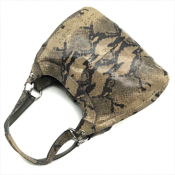 楽天市場】【中古】良品 COACH コーチ パイソン ハンド バッグ  