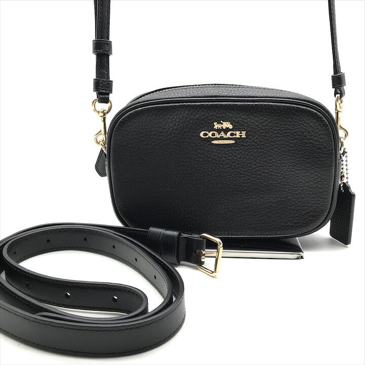 楽天市場】【中古】美品 COACH コーチ レザー 2WAY ウエストポーチ 