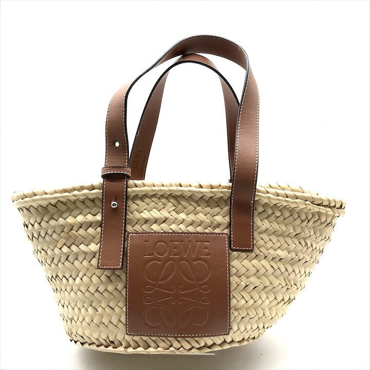 楽天市場】【中古】良品 LOEWE ロエベ バスケット スモール ストロー 