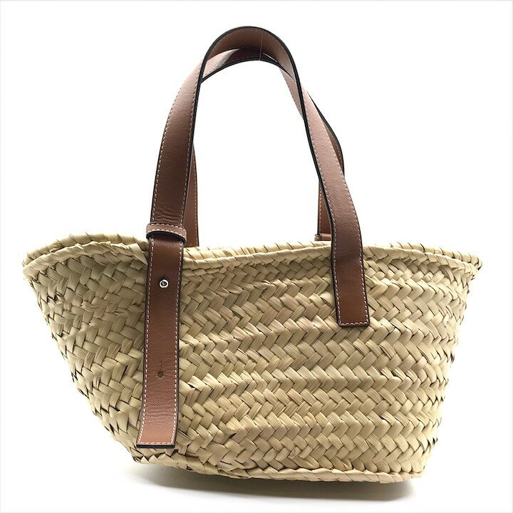 楽天市場】【中古】良品 LOEWE ロエベ バスケット スモール ストロー  