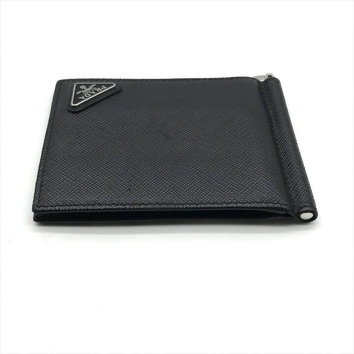 楽天市場】【中古】超美品 PRADA プラダ 三角ロゴ サフィアーノ レザー 