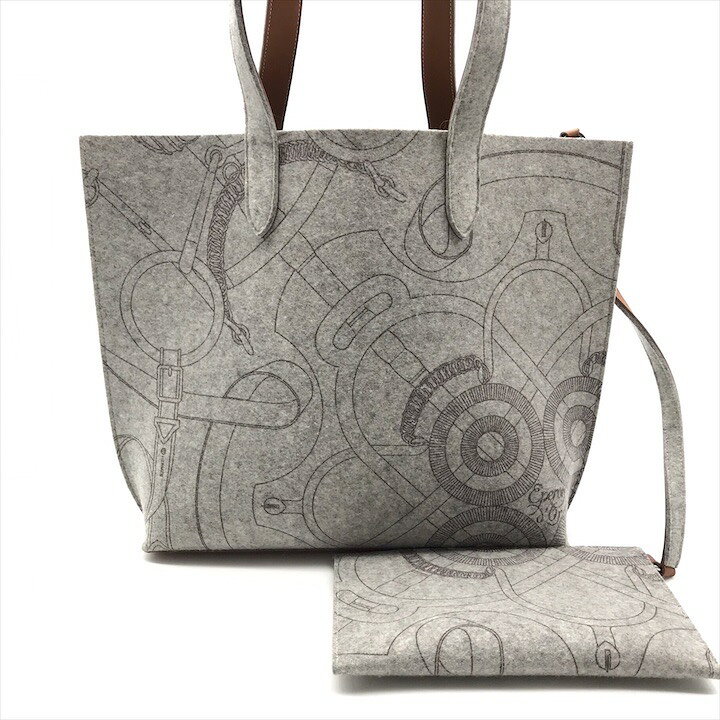 楽天市場】【中古】美品 HERMES エルメス サック カリミ MM フェルト  