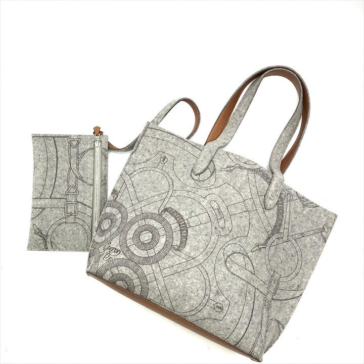 楽天市場】【中古】美品 HERMES エルメス サック カリミ MM フェルト  