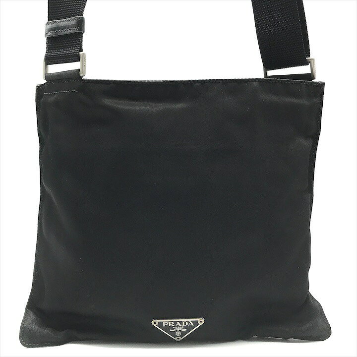 楽天市場】【中古】良品 PRADA プラダ ナイロン テスート 三角ロゴ 