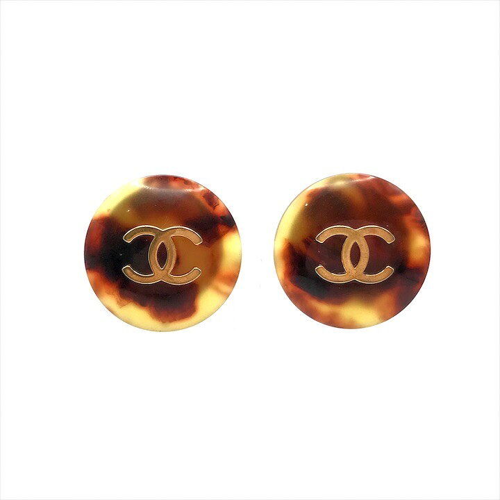 楽天市場】【中古】良品 CHANEL シャネル ココマーク べっ甲 ラウンド  