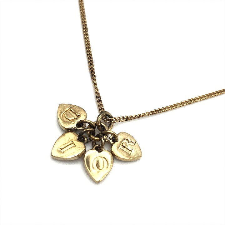 楽天市場】【中古】良品 Christian Dior ディオール ロゴ ハート 