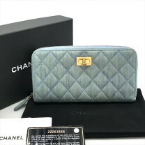 楽天市場】シャネル 財布 新品（素材（生地・毛糸）デニム）の通販