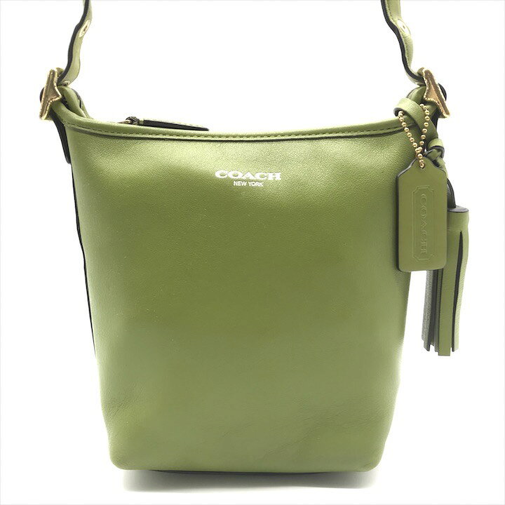 楽天市場】【中古】良品 COACH コーチ フリンジ タッセル レザー  