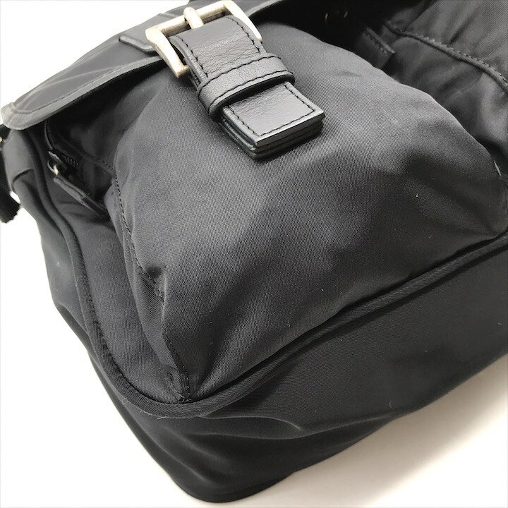 楽天市場】【中古】良品 PRADA プラダ 三角ロゴ プレート ナイロン  