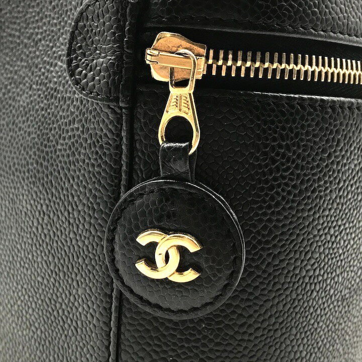 楽天市場】【中古】良品 CHANEL シャネル ココマーク キャビアスキン  