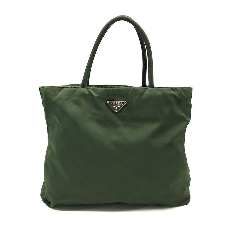 楽天市場】【中古】良品 PRADA プラダ 三角ロゴ プレート ナイロン 