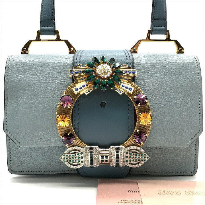 楽天市場】【中古】良品 miumiu ミュウミュウ ショルダー バッグ  