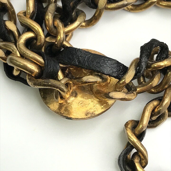楽天市場】【中古】良品 CHANEL シャネル チェーン ベルト ライオン 