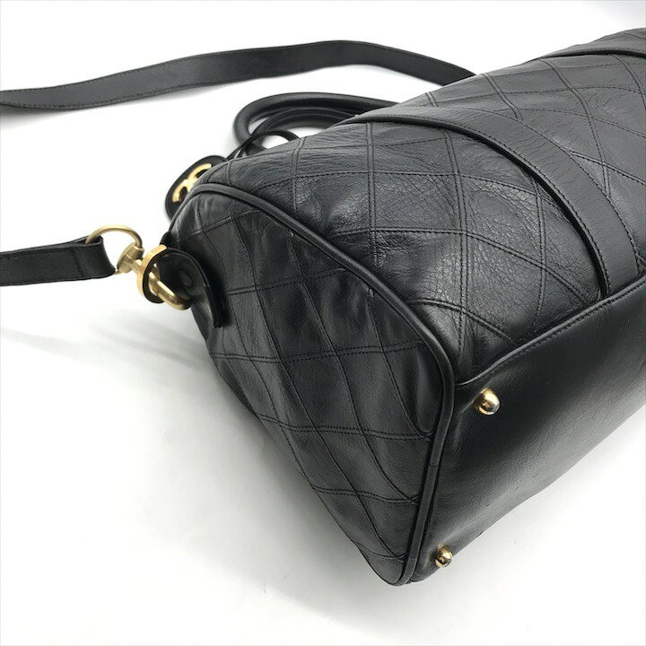 楽天市場】【中古】良品 CHANEL シャネル ビコローレ マトラッセ 
