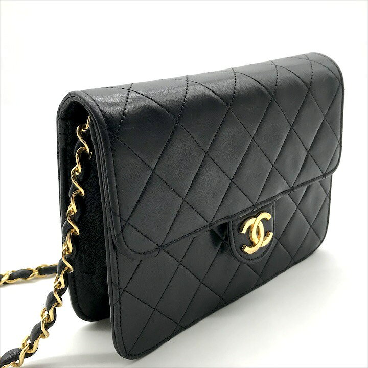 楽天市場】【中古】美品 CHANEL シャネル ココマーク ミニ マトラッセ 