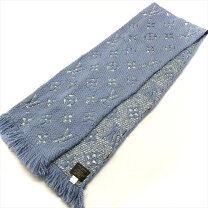 楽天市場】ルイヴィトン マフラー ブルーの通販 