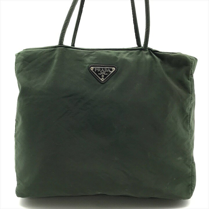 楽天市場】【中古】PRADA プラダ 三角ロゴ プレート ナイロン テスート 