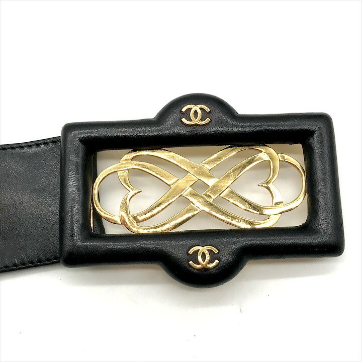 楽天市場】【中古】良品 CHANEL シャネル ココマーク レザー ベルト 
