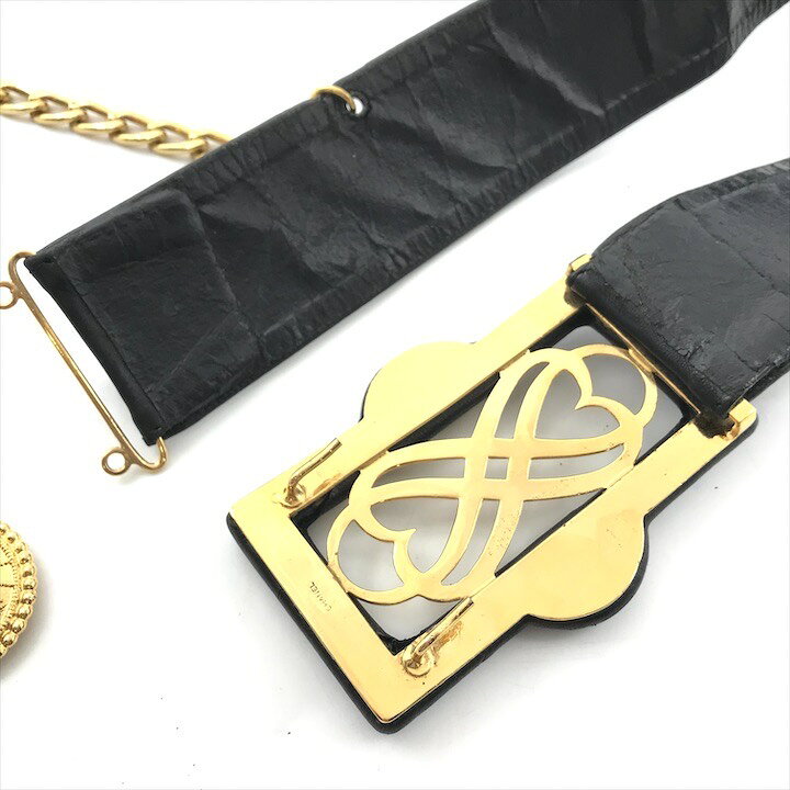 楽天市場】【中古】良品 CHANEL シャネル ココマーク レザー ベルト 