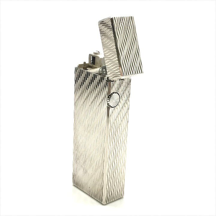 楽天市場】【中古】超美品 dunhill ダンヒル ガスライター シルバー 総 