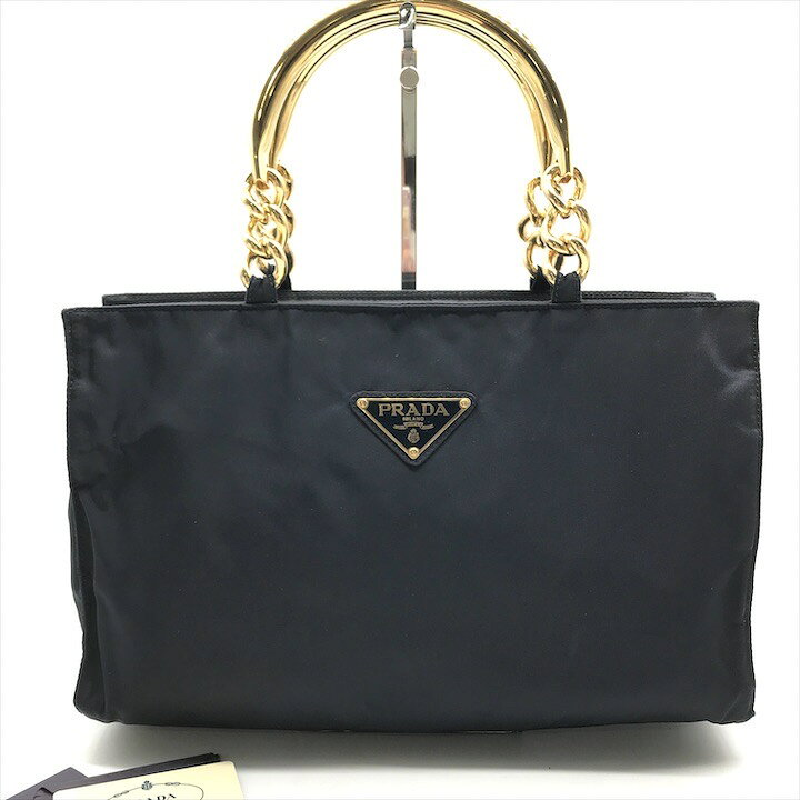 楽天市場】【中古】良品 PRADA プラダ テスート ナイロン 三角ロゴ  