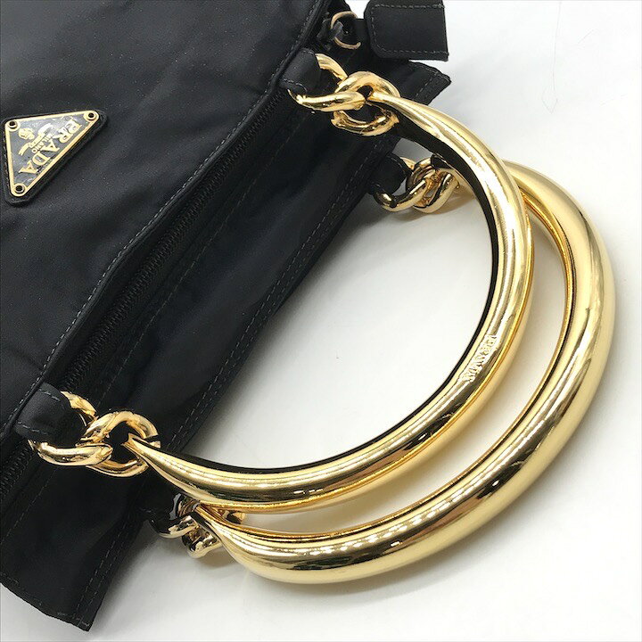 楽天市場】【中古】良品 PRADA プラダ テスート ナイロン 三角ロゴ 