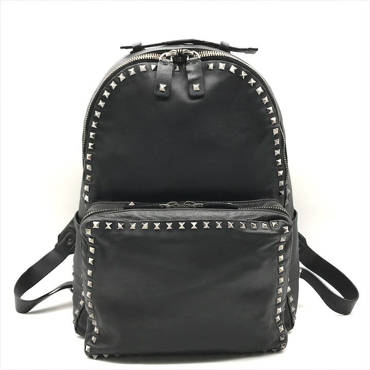 楽天市場】【中古】良品 Valentino ヴァレンティノ スタッズ リュック