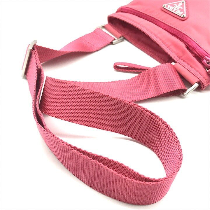 楽天市場】【中古】良品 PRADA プラダ 三角ロゴ プレート ナイロン  