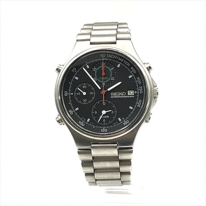 楽天市場】【中古】美品 SEIKO セイコー スピードマスター 7T42-6A10 