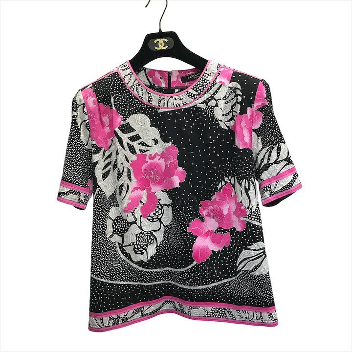 楽天市場】【中古】美品 LEONARD レオナール フラワー 総柄 半袖 