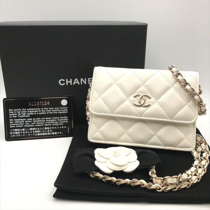 楽天市場】【中古】美品 CHANEL シャネル ラムスキン マトラッセ  