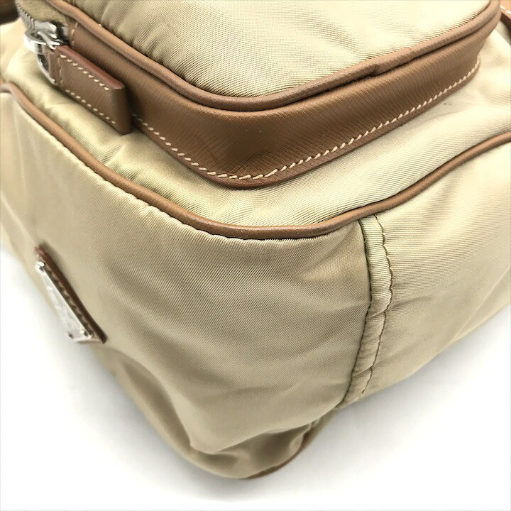 楽天市場】【中古】良品 PRADA プラダ 三角ロゴ プレート ナイロン 