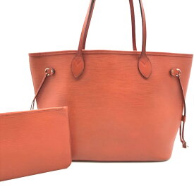 【中古】良品 LOUIS VUITTON ルイヴィトン エピ ネヴァーフル トート バッグ レザ− ピモン オレンジ k3693