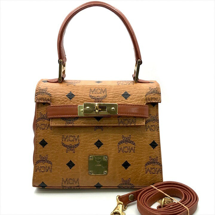 楽天市場】【中古】良品 MCM エムシーエム ヴィセトス ケリー型 2WAY 